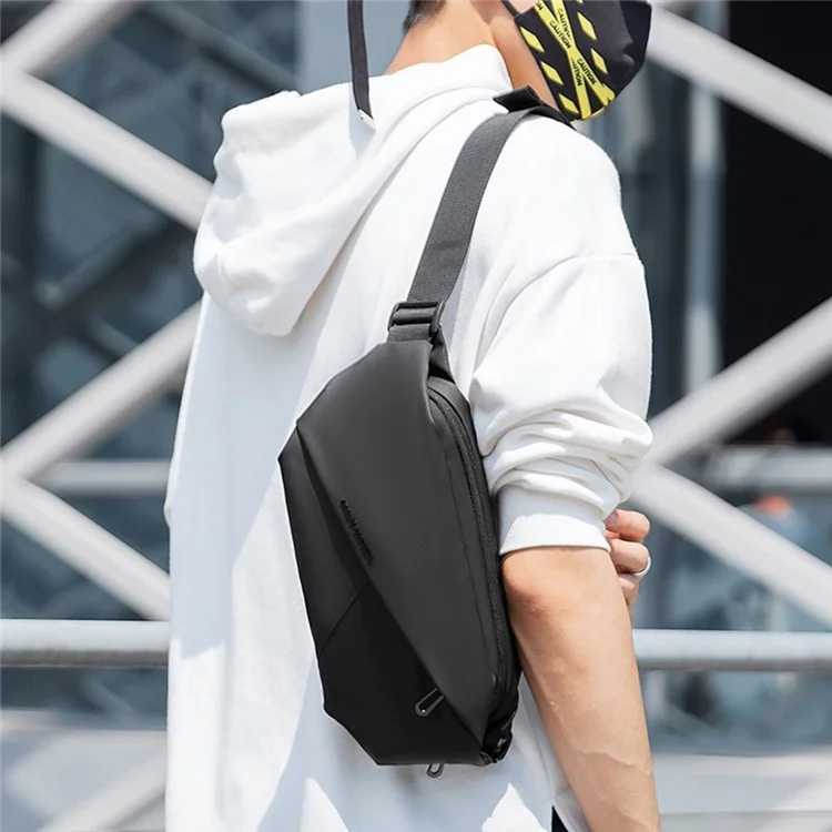 MARK RYDEN MR-7786 Borsa casual elegante da uomo in tessuto Oxford resistente all'acqua, tracolla singola crossbody