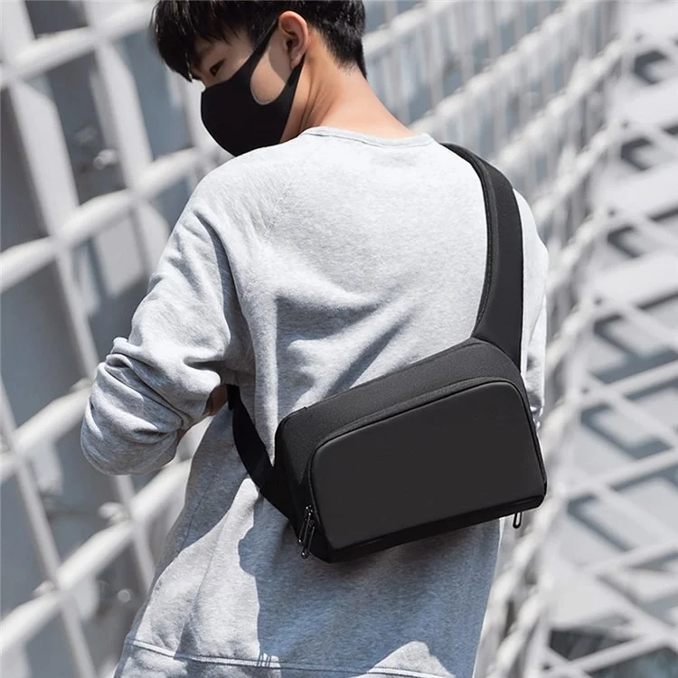 MARK RYDEN MR8893 Stylish Men Single Shoulder Chest Bag Casual Oxford Cloth Water-resistant Crossbody Bag