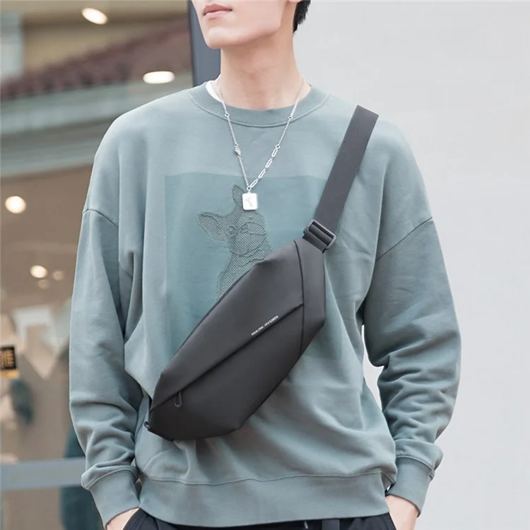 MARK RYDEN MR5860 Stylish Men Zipper Chest Bag Casual Water-resistant Crossbody Bag