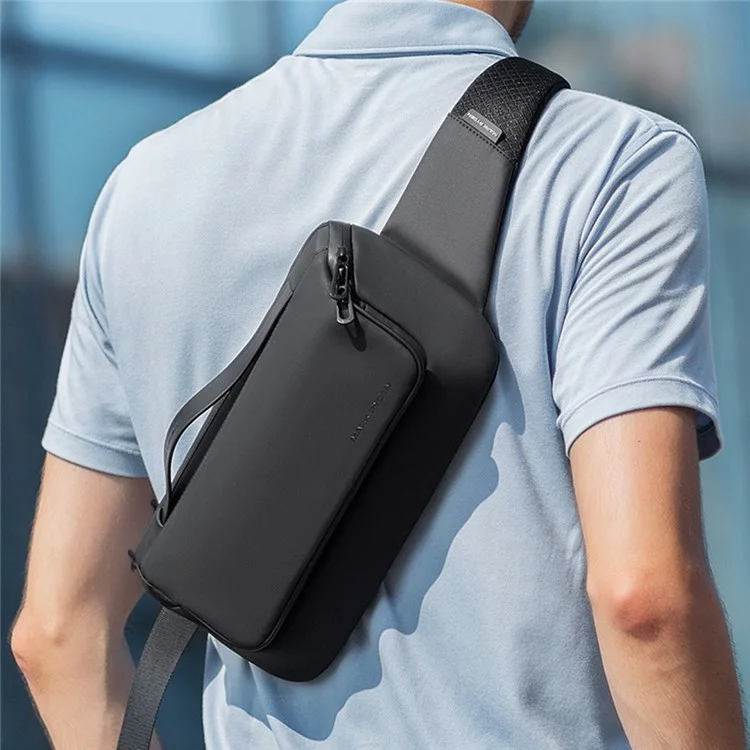 Mark Ryden Mr - 8699 Men 's Fashion Slip Chest Bag Oxford Cloth Multifuncional Cross Shoulder Bag - Gris
