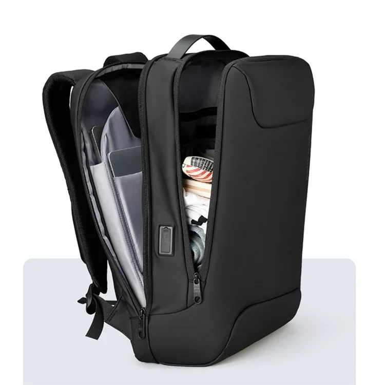 MARK RYDEN MR9000 Password Lock Anti-Theft Men Business Travel Backpack Oxford Cloth Laptop Daypack with Charging Interface