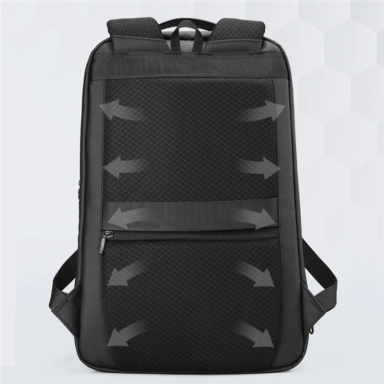 MARK RYDEN MR9000 Password Lock Anti-Theft Men Business Travel Backpack Oxford Cloth Laptop Daypack with Charging Interface