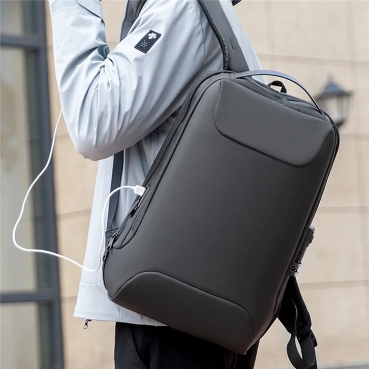 MARK RYDEN MR9000 Password Lock Anti-Theft Men Business Travel Backpack Oxford Cloth Laptop Daypack with Charging Interface