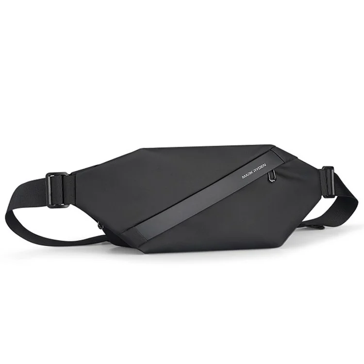 MARK RYDEN MR-7786SJ Stylish Men Oxford Cloth Chest Bag Student Sport Casual Crossbody Bag - Black
