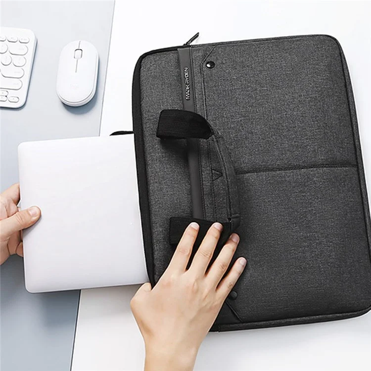 MARK RYDEN MR8002 Anti-splash 14inch Laptop Handbag Plush Lining Notebook Carrying Pouch
