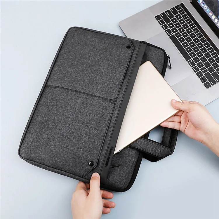 MARK RYDEN MR8002 Anti-splash 14inch Laptop Handbag Plush Lining Notebook Carrying Pouch