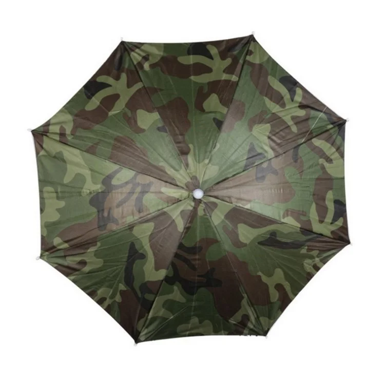 Boné de Pesca Outdoor com Sombrinha Portátil, Chapéu de Chuva Ajustável