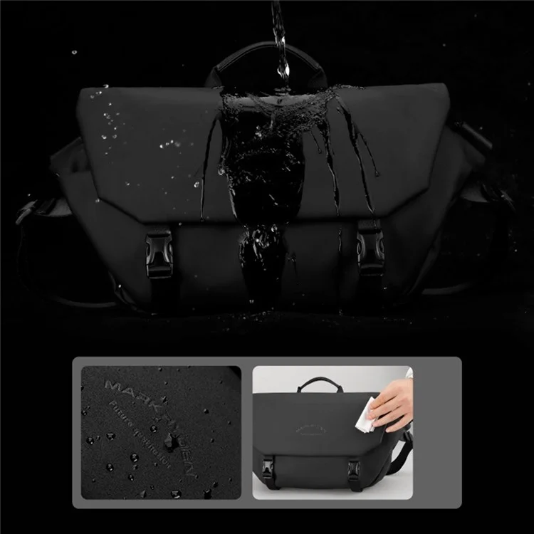 MARK RYDEN MR1016 Insert Buckles Crossbody Shoulder Bag Men Waterproof Chest Bag
