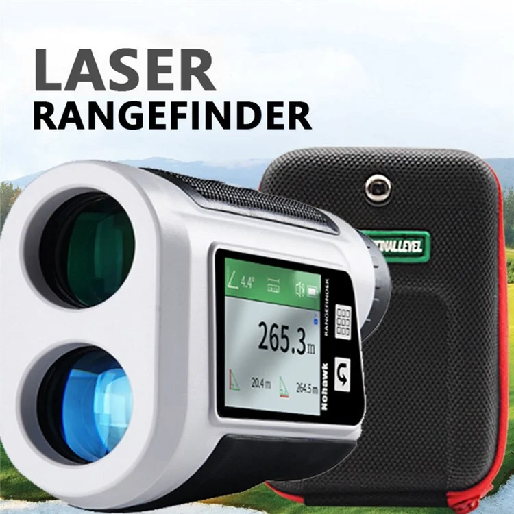 ARTBULL NP600 Golf Laser Rangefinder IP54 Waterproof Golf Range Finder with Touch Screen/6X Lens Support Speed Measurement