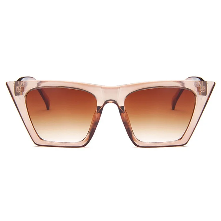 5154 Men Women Vintage Cat Eye Sunglasses Glasses Eyewear - Champagne