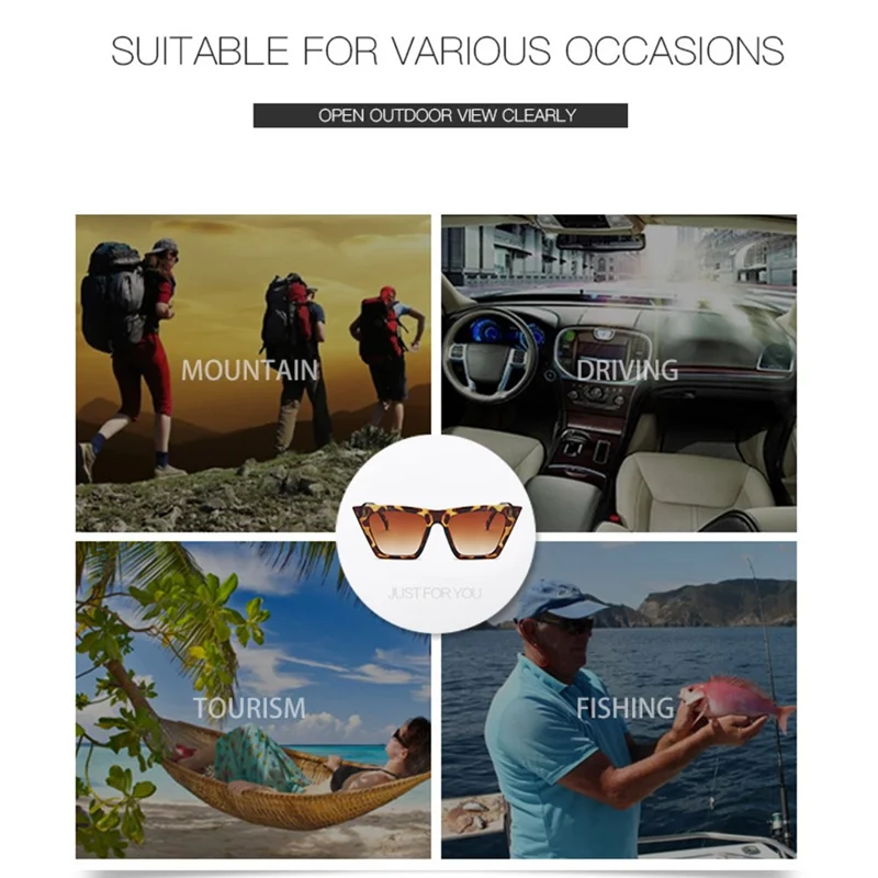 5154 Men Women Vintage Cat Eye Sunglasses Glasses Eyewear - White