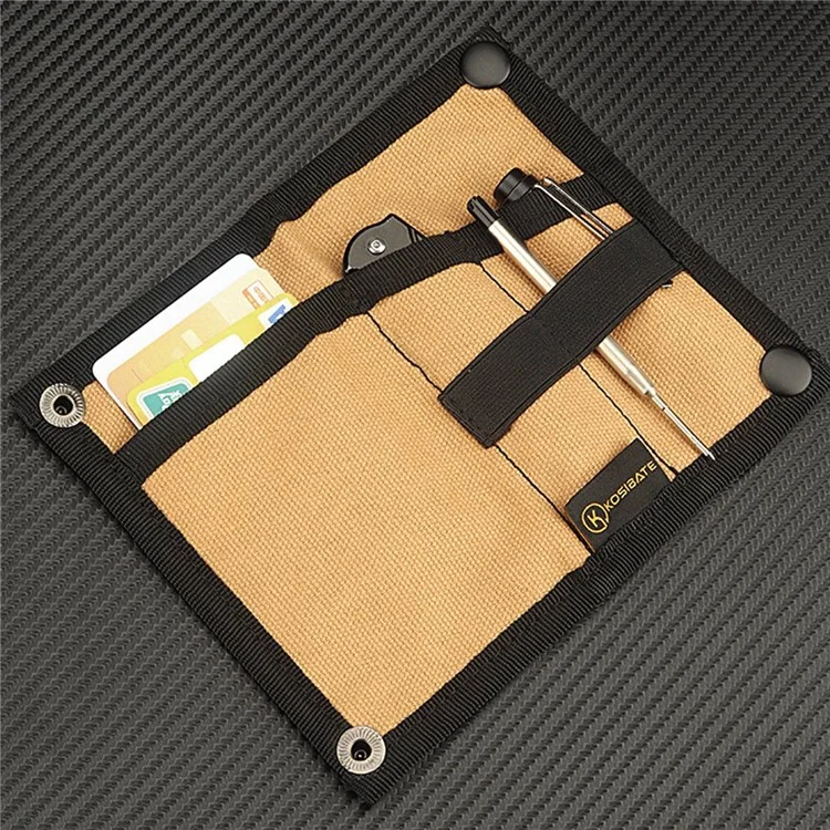 KOSIBATE H255 Tactical EDC Tool Storage Bag Wallet Molle Bag Outdoor Multifunction Military Tool Storage Pouch - Black