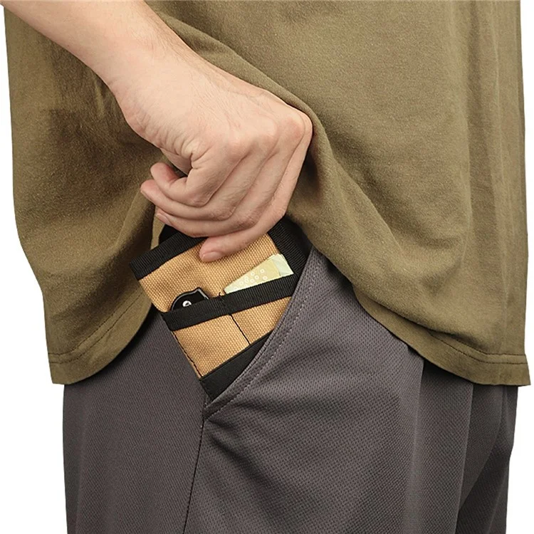 KOSIBATE H255 Tactical EDC Tool Storage Bag Wallet Molle Bag Outdoor Multifunction Military Tool Storage Pouch - Black