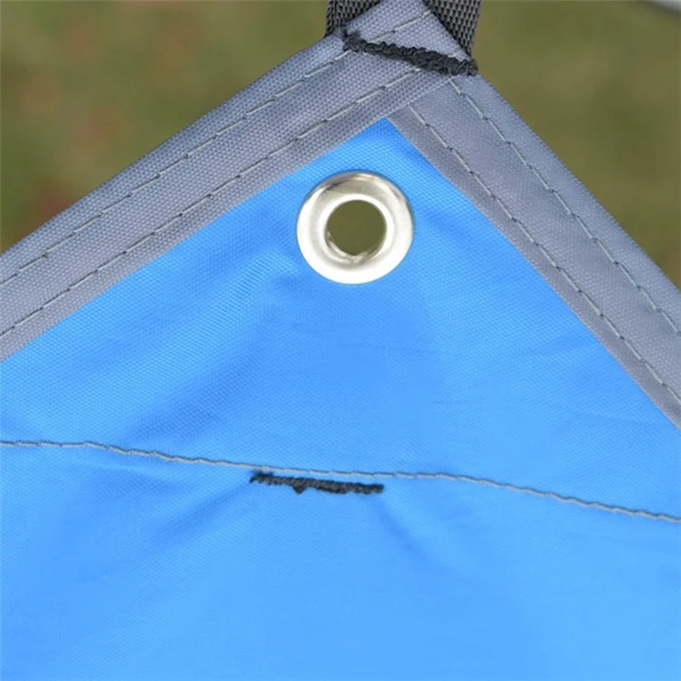 TM-075 Tapa Impermeable Tarp Silver Toldo Para Acampar al Aire Libre Tarp Revista Solar - Azul