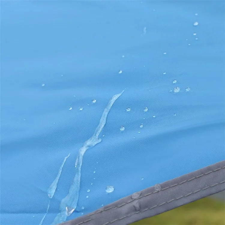 TM-075 Tapa Impermeable Tarp Silver Toldo Para Acampar al Aire Libre Tarp Revista Solar - Azul