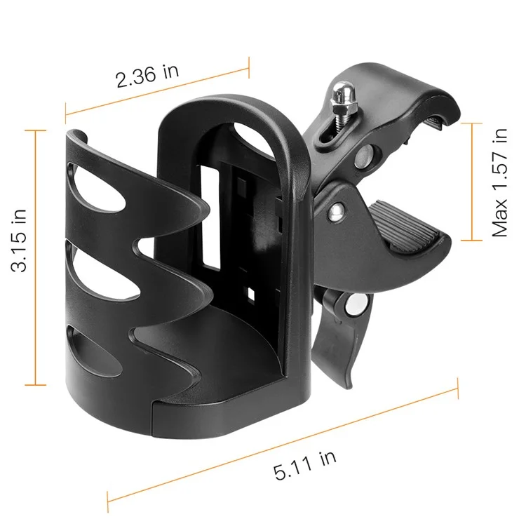 GB067 Pram Bicycle Pusthair Cupt Cupt Poller Cupt Taup Brint Bere Bottle Cup Organizzatore