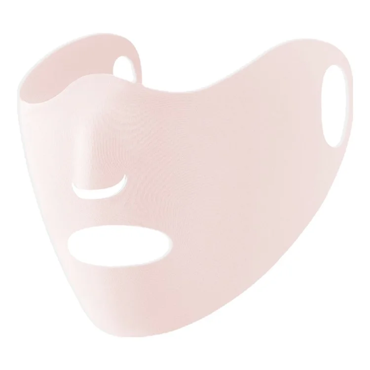 XKZ51 Masque Sportif Extérieur Masque en Soie Glaciaire Masque UV Protection Sécran Masque Sécurité Masque de Sécurité Respirante - Rose