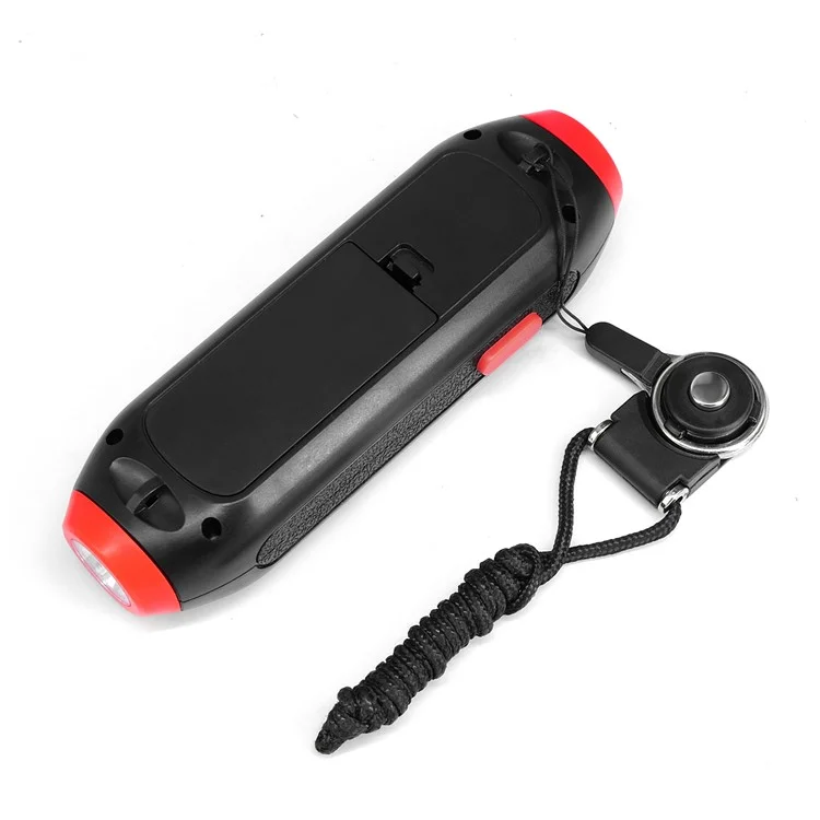 Sécurité Whistle Lantern Arbitres Electronic Whistle SOS Light Lampe de Poche D'urgence Camping Lampeurs Whistle - Rouge