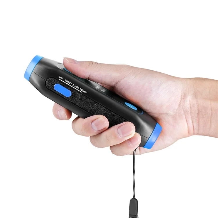 Safety Whistle Lantern Referees Electronic Whistle SOS Light Flashlight Emergency Camping Lamp Instructors Whistle - Blue
