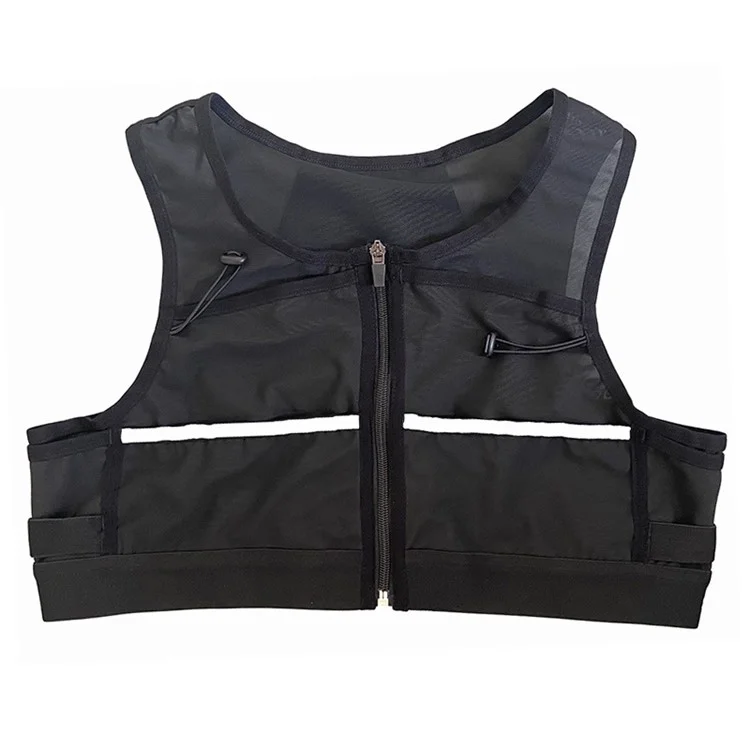 2235 Hydration Running Vest Reflective Sports Chest Bag Front Chest Pack für Radfahren, Laufen, Marathon, Wandern - S