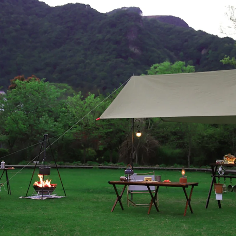 Outdoor Camping Tarp Clip Windproof Awning Tent Canopy Clamp Wind Rope Polypropylene Buckle - Green