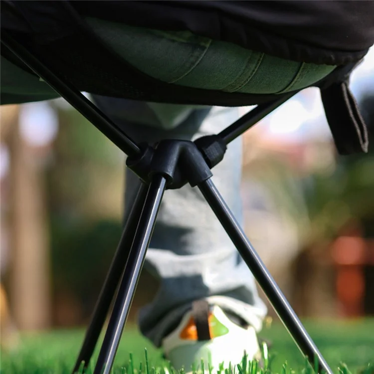 Taburete reclinable de apoyo para los pies al aire libre Ocio Siesta Reposapiés Aleación de aluminio Tela de malla Plegable Reposapies perezoso - Gris