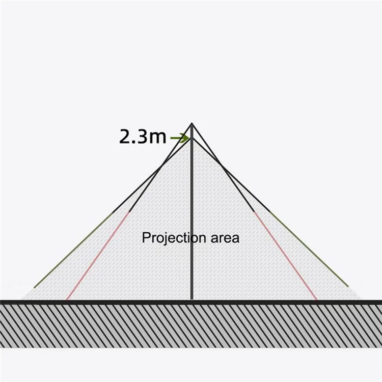 SHINETRIP Outdoor Camping Picnic Tarp 210D Black Coated Oxford Cloth Canopy Anti-UV Rainproof Awning - Gold