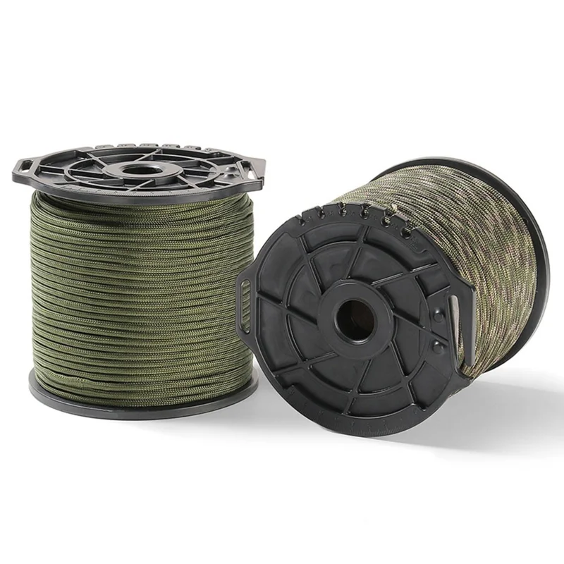 حبل مظلة متعدد الوظائف بسعة 100 متر من HALIN، 9 نوى، بسمك 4 مم، حبل رياح للخيام - صحراء