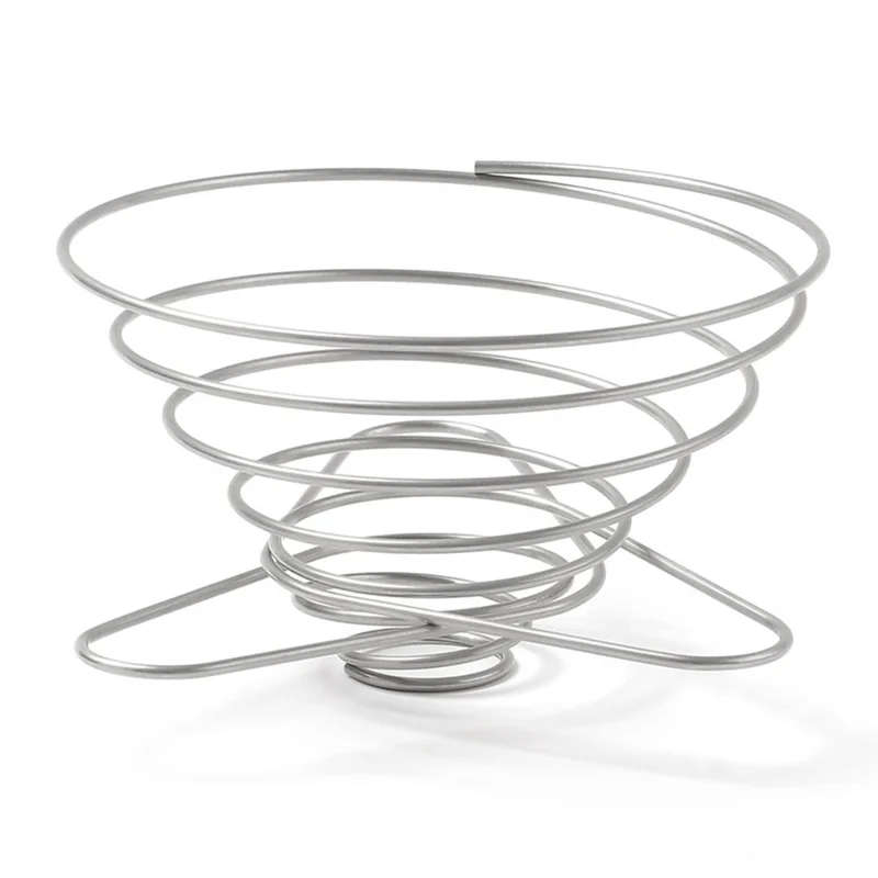 HALIN Stożkowy Zestaw Filtrów ze Stali Nierdzewnej, Składany Stojak na Filtry do Kawy (Bez BPA, Bez Certyfikatu FDA) - Średni Rozmiar