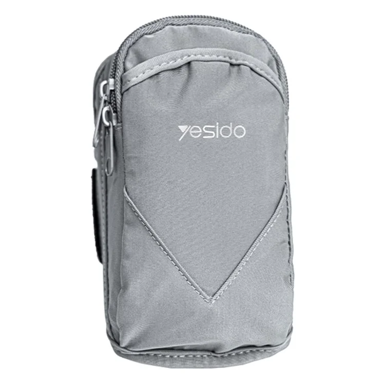 YESIDO WB12 Brassard de sport en nylon+lycra+TPU Sac de bras Sac de transport extérieur pour téléphone portable, pièces de monnaie, argent liquide 