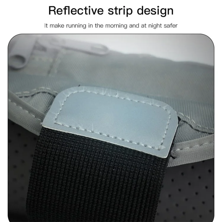 YESIDO WB12 Brassard de sport en nylon+lycra+TPU Sac de bras Sac de transport extérieur pour téléphone portable, pièces de monnaie, argent liquide 