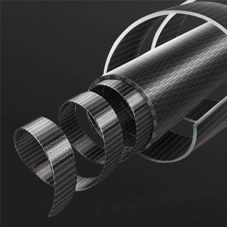 REBORNSUN RBQY0623 Backpacking Carbon Fiber Trekking Pole Camping 3-Abschnitt 51-100CM Outdoor Walking Stick - Schwarz