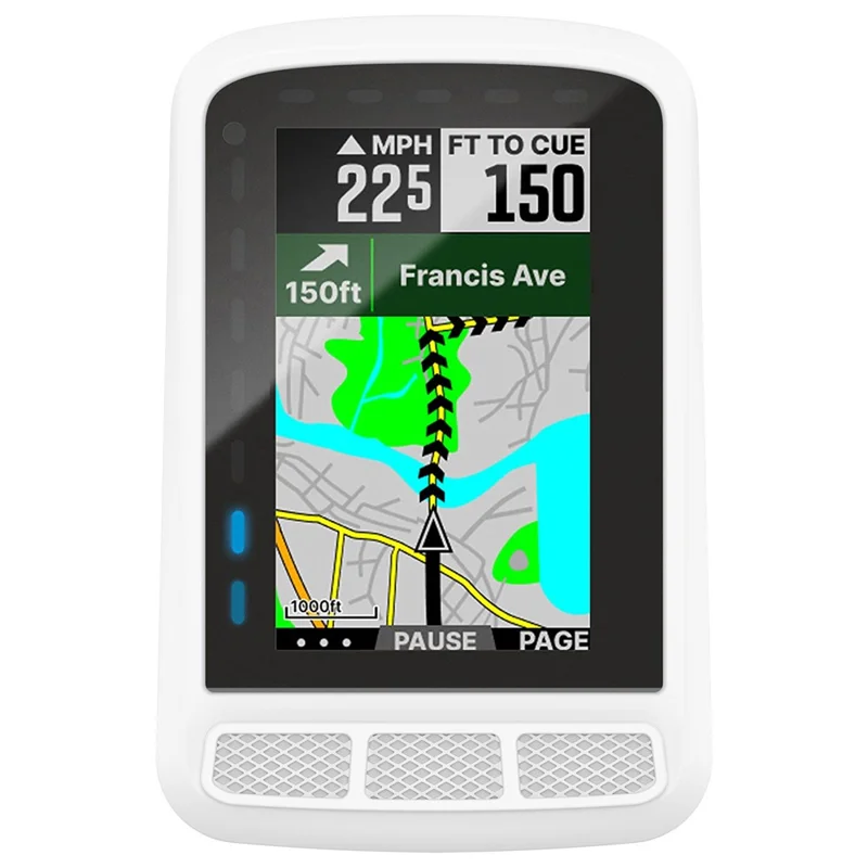 Für Wahoo Elemnt Roam2 (WFCC6) Fahrrad-Computer Schutzhülle Silikon Sturzsichere Hülle - Weiß