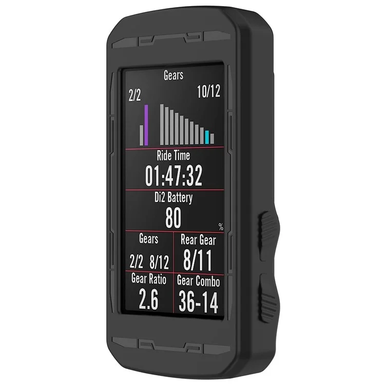 Силиконовый чехол для Bryton Rider750, защитный рукав для велокомпьютера от пыли - черный