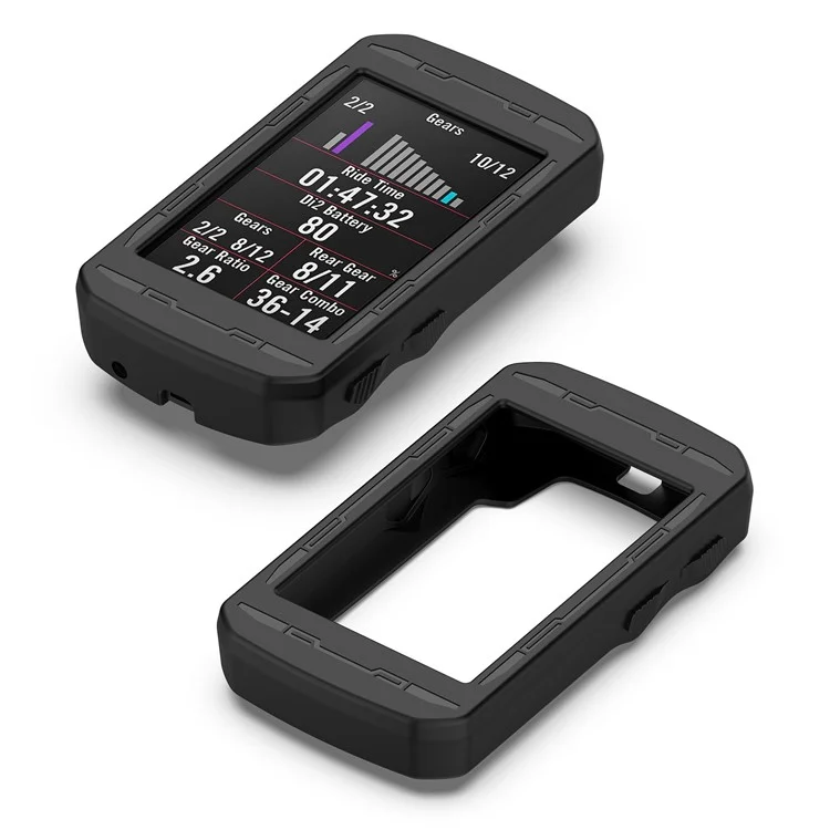 Силиконовый чехол для Bryton Rider750, защитный рукав для велокомпьютера от пыли - черный
