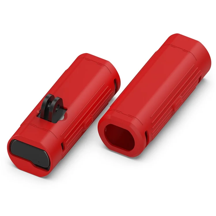 Bicycle Smart Light Sleeve for Garmin Varia UT800 , Soft Silicone Case Bike Lamp Protection Cover - Red