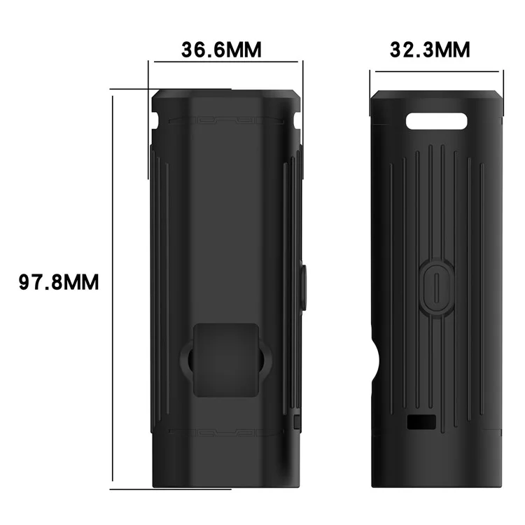 Bicycle Smart Light Sleeve for Garmin Varia UT800 , Soft Silicone Case Bike Lamp Protection Cover - Dark Grey