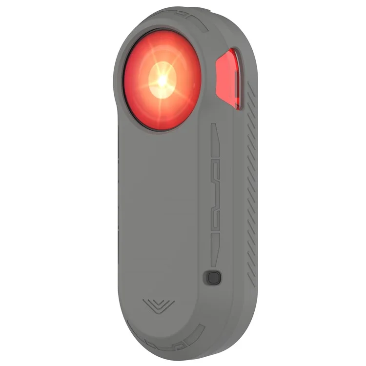 Para Garmin Varia RTL515 Luz de Bicicleta Radar Protección de Bicicleta Funda de Silicona Antipolvo Cubierta Suave - Gris Oscuro