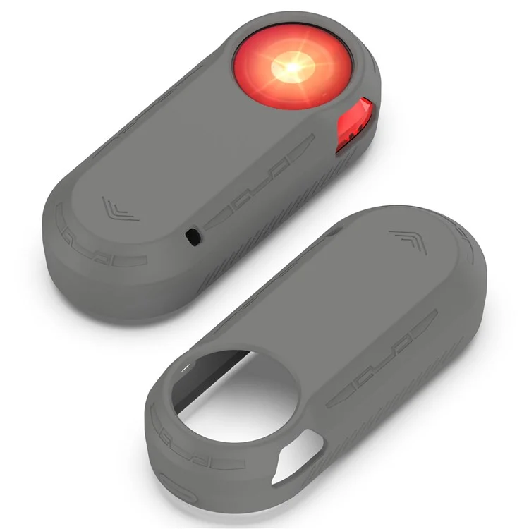 Para Garmin Varia RTL515 Luz de Bicicleta Radar Protección de Bicicleta Funda de Silicona Antipolvo Cubierta Suave - Gris Oscuro