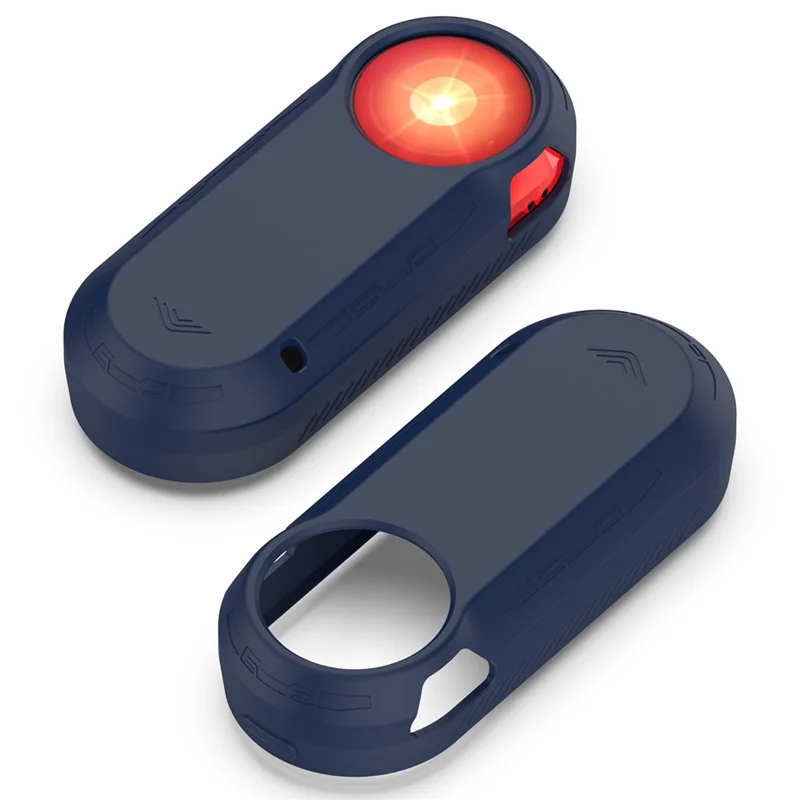 For Garmin Varia RTL515 Bike Light Bicycle Radar Protection Sleeve Silicone Case Dustproof Soft Cover - Midnight Blue