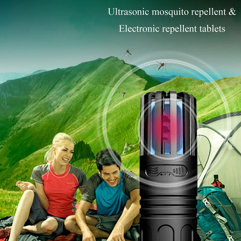 HT68 Mosquito Repeller Outdoor Portable Hiking Electronic Mosquito Killer Cordless Battery Powered Mosquito Repeller