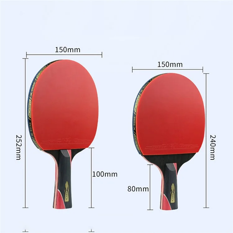 HUIESON HS-WX 1PC 5-Star Ping Pong Paddle Table Tennis Bat Table Tennis Racket for Training - Handshake Grip