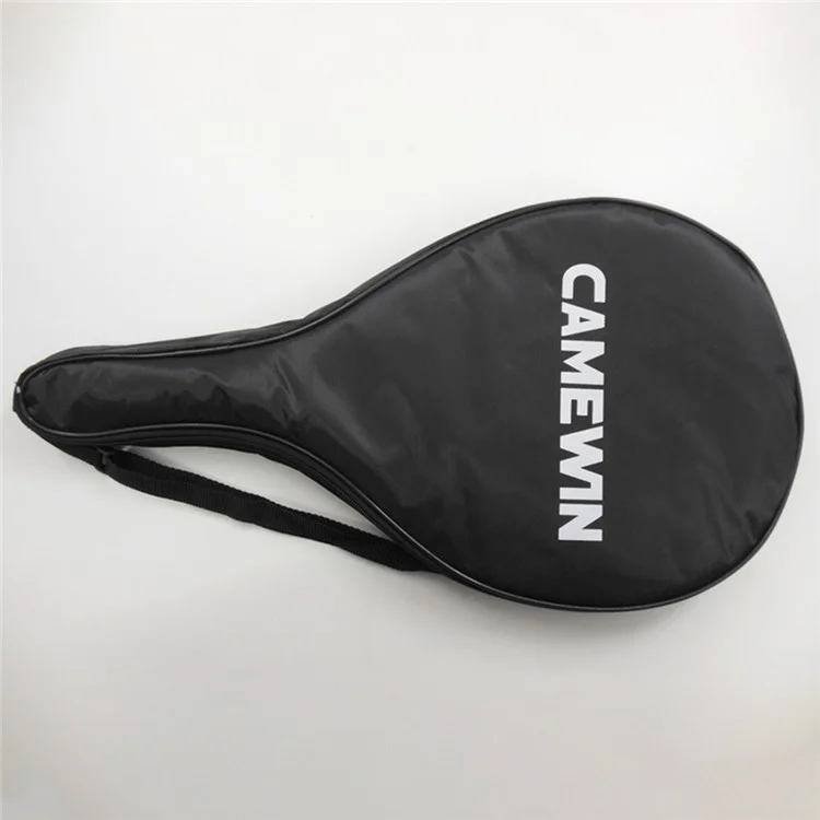 CAMEWIN 4013 Beach Tennis Racket Carbon Fiber+Fiberglass+Soft EVA Tennis Paddle Racquet - Grey