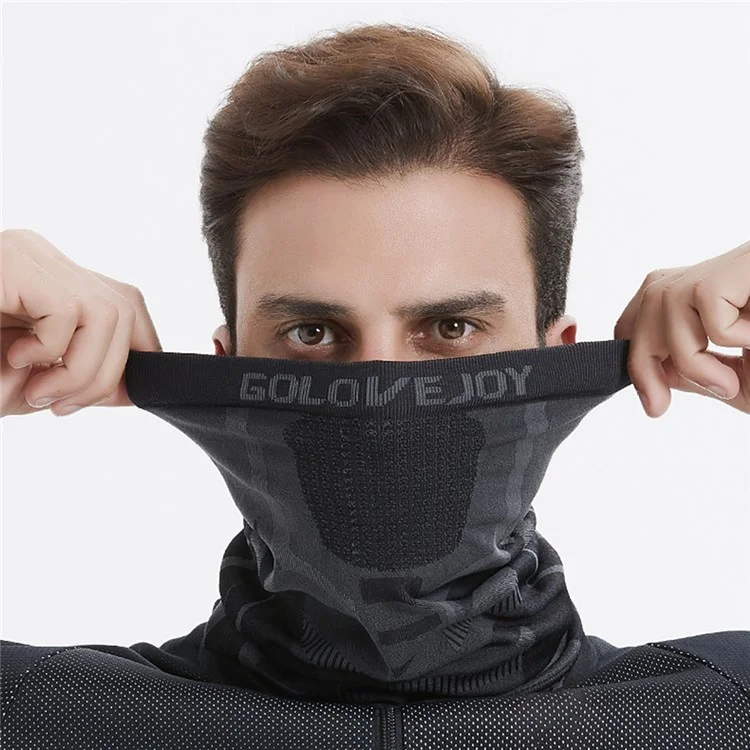 GOLOVEJOY DTJ15 Cold Weather Neck Gaiter Mask UV Sun Protection Windproof Gator Bandana Face Cover Scarf - Hunter