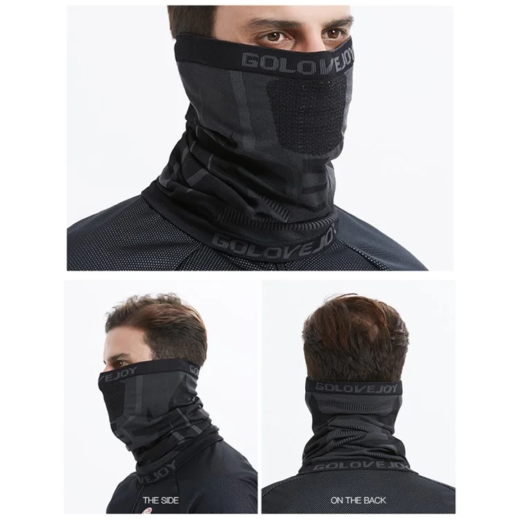 GOLOVEJOY DTJ15 Cold Weather Neck Gaiter Mask UV Sun Protection Windproof Gator Bandana Face Cover Scarf - Hunter