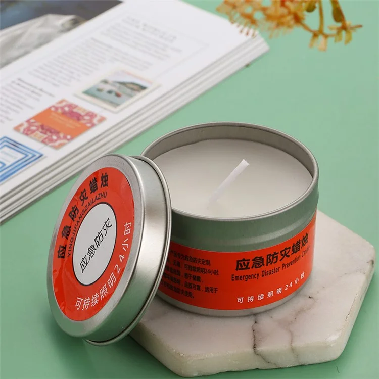 HALIN Outdoor Camping Emergency Candle 24 Hours Burning Portable Survival Candle