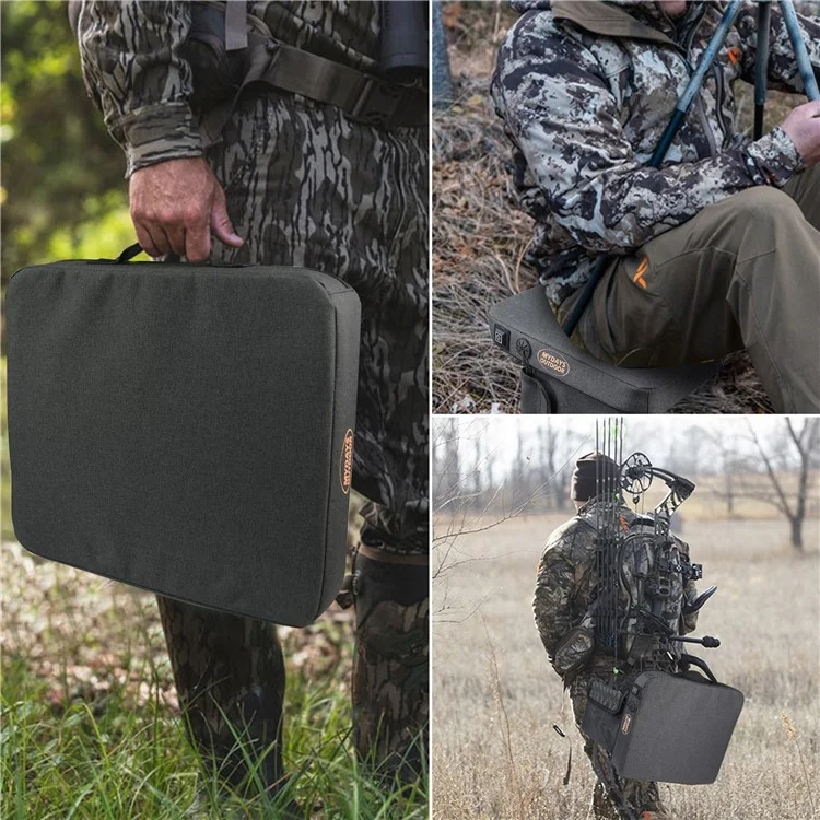 MYDAYS OUTDOOR Heated Seat Cushion 3 Mode Adjustable USB Powered Heating Seat Pads for Camping, Fishing (Power Bank not Included)