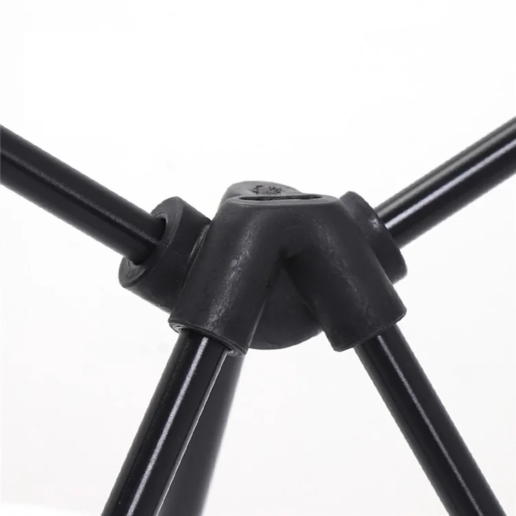 HALIN Portable 600D Oxford Cloth Folding Camping Chair Footrest Leg Rest for Hiking Fishing - Black