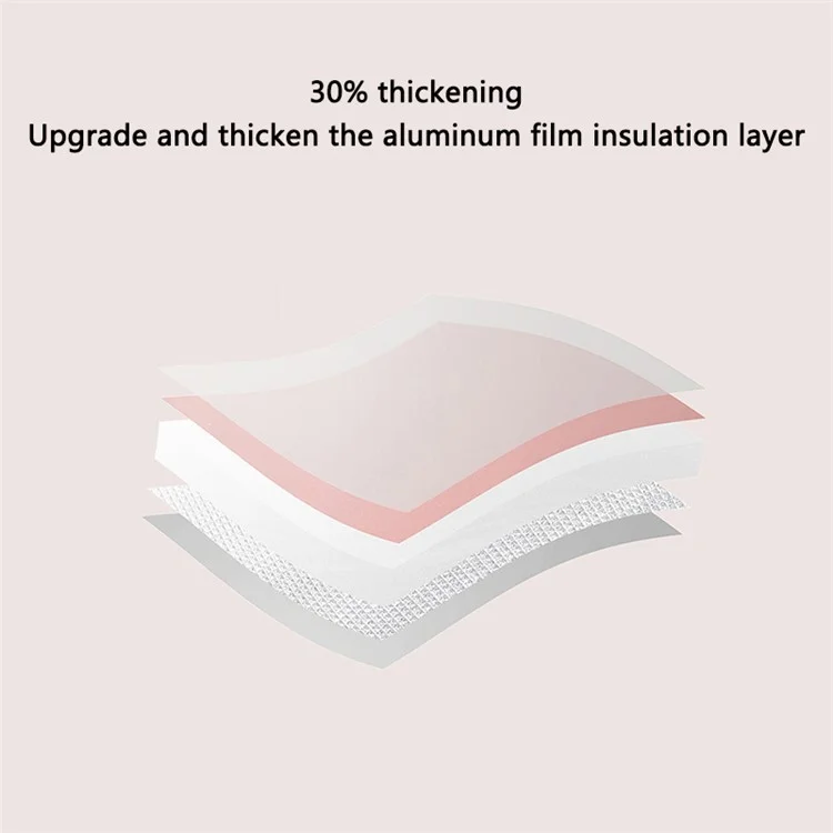 AOTU Home Foot Soaking Bucket Travel Thermal Insulation Aluminum Foil Layer Foldable Foot Bath Basin, Größe: L - Blau