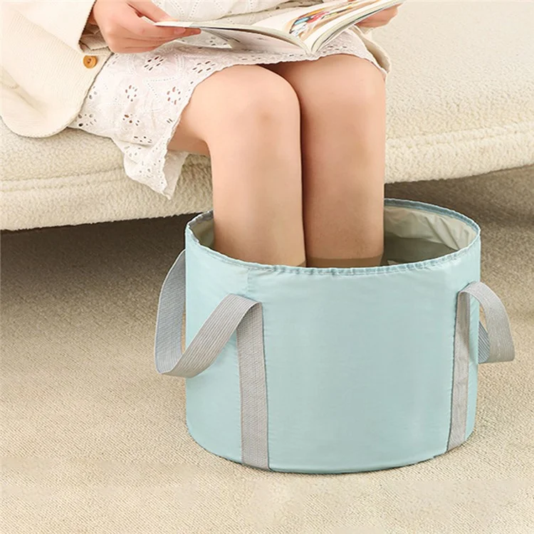AOTU Aislamiento Térmico Aluminio Foil Bañera Doméstica para Baño de Pies, Tamaño: S - Azul
